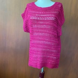 NWT Hatley pink short sleeve sweater